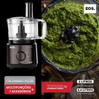 Processador De Alimentos 7 Em 1 Com Duas Velocidades Titanium EPS01T Eos B170841 110V - 5