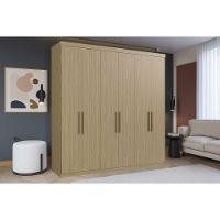 Guarda Roupa Casal 6 Portas C/ 2 Gavetas Ph 1707 Cedro - Herval - 1
