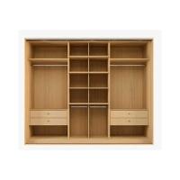 Guarda Roupa Casal 6 Portas (2 C/ Espelho) E 4 Gavetas Ph 1807 Carvalho Nature/off White - Herval - 5