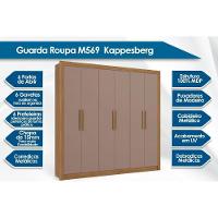 Guarda Roupa 6 Portas E 2 Gavetas M569 Canela - Kappesberg - 2