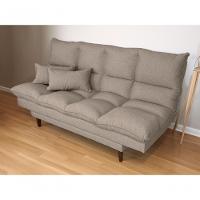 Sofá Cama Andorra Reclinável 3 Lugares Linho Base Madeira Fibra Siliconada Bege 201 - 2