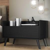 Mesa De Cabeceira 80 Cm com Pés Retrô - 2