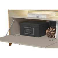 Rack Bancada P/ Tv Até 75 Pol Dubai C/ 2 Portas 2 Nichos E Led 180cm Tauari/off White Fosco - Linea Brasil - 5