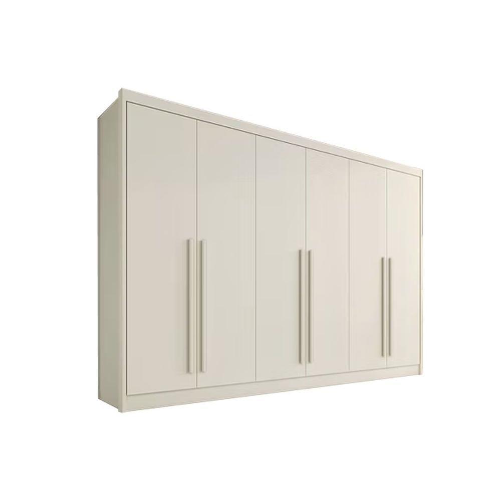 Guarda Roupa Casal 6 Portas E 4 Gavetas Alba Plus Off White - Europa - 1