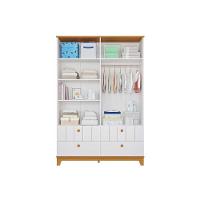 Quarto Infantil Completo Biscoito 3 Peças (guarda Roupa+berço+cômoda) Qi106 Fendi/nature - Permóbili Baby - 3