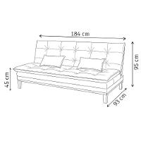 Sofá Cama Reclinável Casal 1,84m Island Suede Azul Turquesa Premium - 6