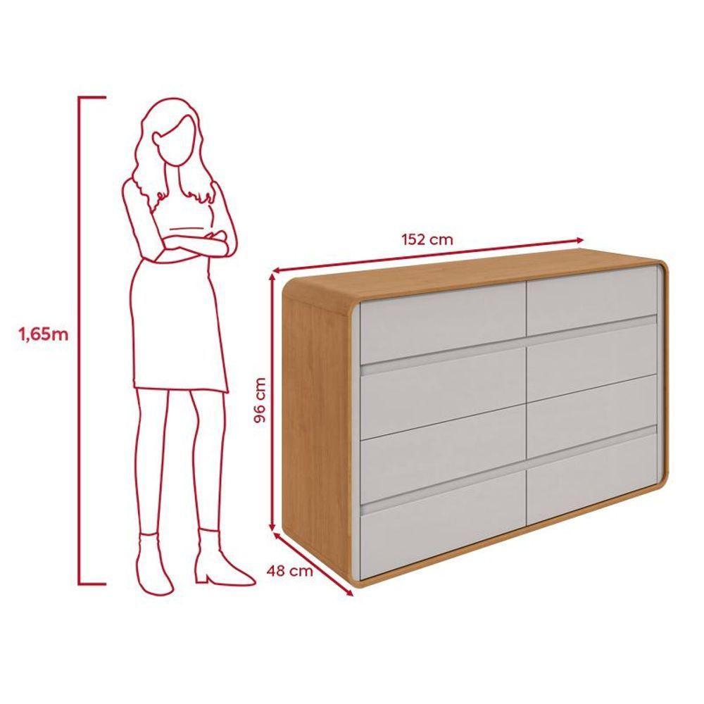 Comoda Lopas Easy Like Amendoa Clean/off White - 3