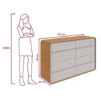 Comoda Lopas Easy Like Amendoa Clean/off White - 3