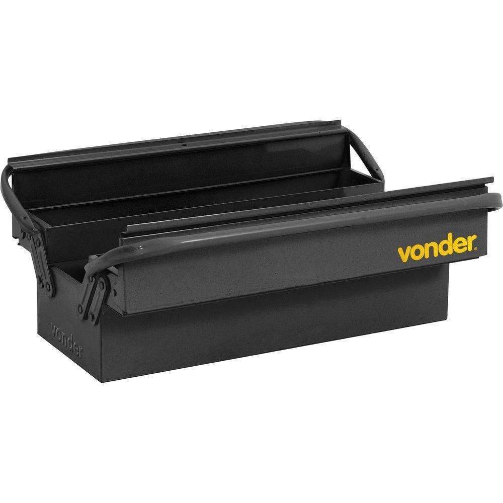 Caixa Metálica Ferramentas Sanf. 500x200x160mm 3 Gav Vonder - 2