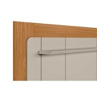 Home P/ Tv Até 65 Pol Lugano C/ 1 Porta E 2 Prateleiras 182x150cm Nature/off White - Linea Brasil - 5