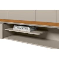 Home P/ Tv Até 65 Pol Lugano C/ 1 Porta E 2 Prateleiras 182x150cm Nature/off White - Linea Brasil - 6