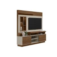 Home P/ Tv Até 60 Pol Eldorado C/ 2 Portas E 2 Prateleiras 181x200cm Jatoba/off White - Linea Brasil - 2