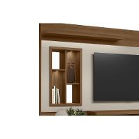 Home P/ Tv Até 60 Pol Eldorado C/ 2 Portas E 2 Prateleiras 181x200cm Jatoba/off White - Linea Brasil - 5