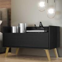 Mesa De Cabeceira 80 Cm com Pés Retrô - 7