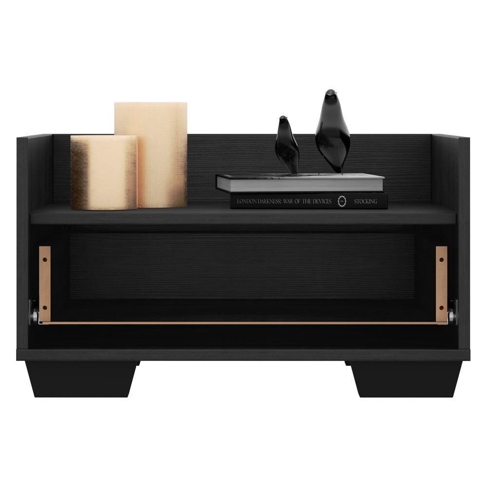 Mesa De Cabeceira 80 Cm com Pés Quadrados - 4