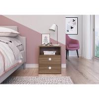 Mesa De Cabeceira Com 2 Gavetas Multimóveis Cr35099 Montana Montana - 2