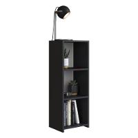 Mesa De Cabeceira Com Prateleiras Multimóveis Cr35101 Preta Preto - 1