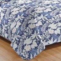 Kit Cobre Leito Colcha Mix King Estampado Dupla Face Floral 3 Peças - Josiane - 3