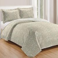 Kit Cobre Leito Colcha Mix King Estampado Dupla Face Floral 3 Peças - Beatriz - 1