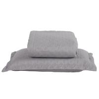 Kit Cobre Leito Colcha Casa Scarpa Atualle Solteiro Dupla Face Microfibra 2 Peças - Cinza - 1