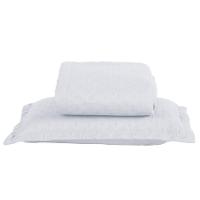 Kit Cobre Leito Colcha Casa Scarpa Atualle Solteiro Dupla Face Microfibra 2 Peças - Branco - 1
