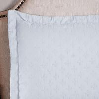 Kit Cobre Leito Colcha Casa Scarpa Atualle Queen Dupla Face Microfibra 3 Peças - Branco - 7