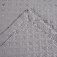 Kit Cobre Leito Colcha Casa Scarpa Atualle Casal Padrão Dupla Face Microfibra 3 Peças - Cinza - 8