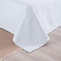 Kit Cobre Leito Colcha Casa Scarpa Atualle King Dupla Face Microfibra 3 Peças - Branco - 5