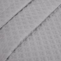 Kit Cobre Leito Colcha Casa Scarpa Atualle King Dupla Face Microfibra 3 Peças - Cinza - 6