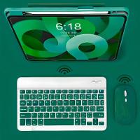 Teclado Sem Fio Bluetooth Recarregável Com Mouse – Verde Escuro - 3
