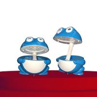 Luminária Infantil Luz Led Quarto Sapinho Abajur Usb Dobrável Articulável Kids Azul - 4