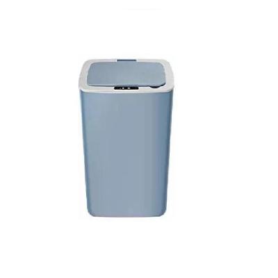 Cesto De Lixo Inteligente 14 Litros Com Sensor Automático Touch Azul Para Cozinha E Banheiro - A Pilha