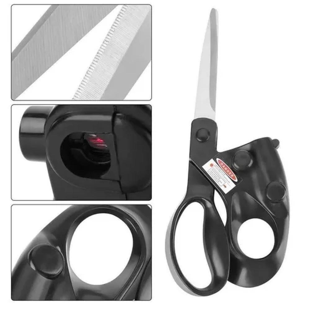 Tesoura Com Mira Laser Para Corte Preciso De Tecidos, Papéis, Patchwork E Artesanato Multiuso - 5