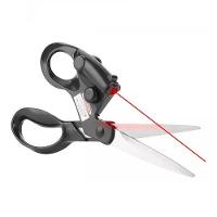 Tesoura Com Mira Laser Para Corte Preciso De Tecidos, Papéis, Patchwork E Artesanato Multiuso - 1