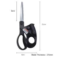 Tesoura Com Mira Laser Para Corte Preciso De Tecidos, Papéis, Patchwork E Artesanato Multiuso - 8