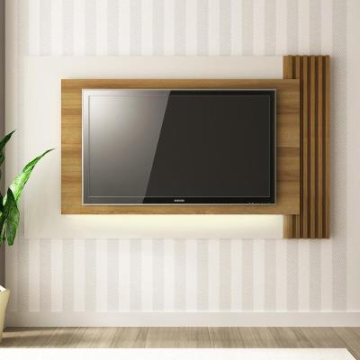 Painel Tv 65" Com Led Multimóveis Cr45013 Natural/Off White