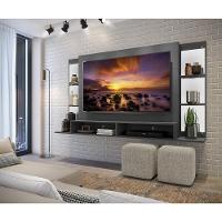 Painel Tv 60" Com Espelho Nairóbi Multimóveis V3150 Grafite Grafite - 2