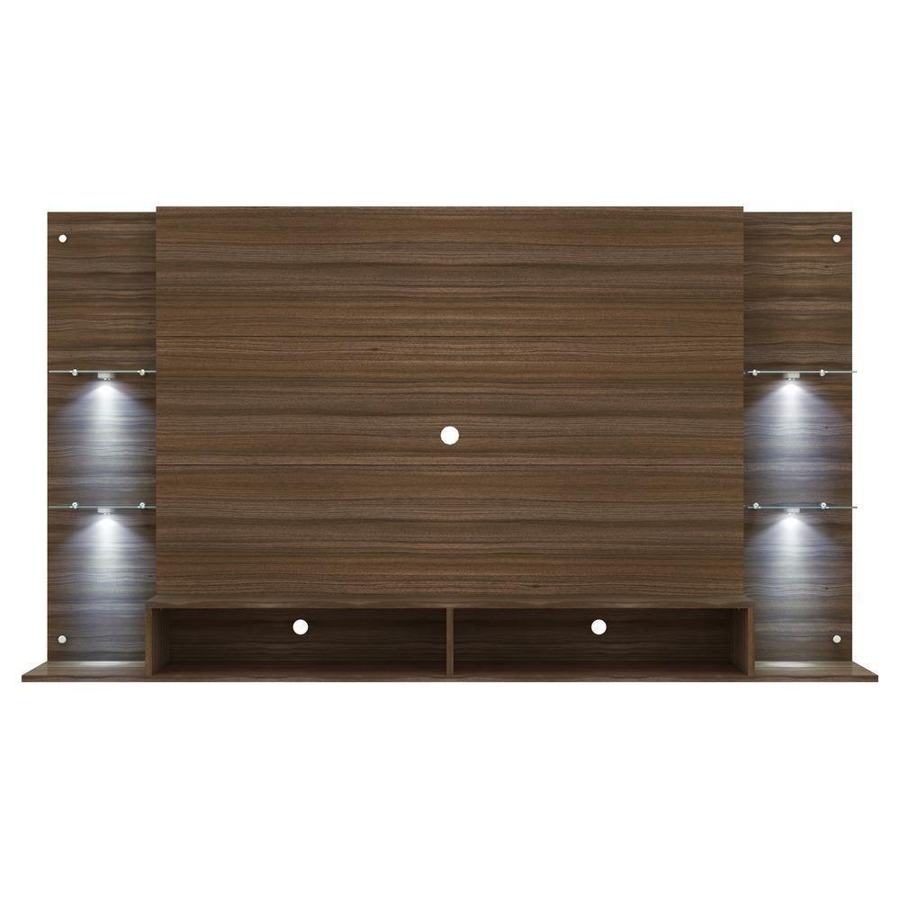 Painel Tv 60" Com 4 Leds Vegas Multimóveis V3396 Madeirado Madeirado - 3
