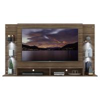 Painel Tv 60" Com 4 Leds Vegas Multimóveis V3396 Madeirado Madeirado