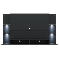 Painel Tv 60" Com 2 Leds Vegas Multimóveis V3396 Preto Preto - 3