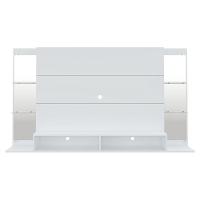 Painel Tv 60" Com Espelho Nairóbi Multimóveis V3150 Branco Branco - 3