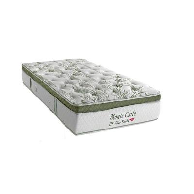 Colchão Solteiro Espuma Viscoelástico Visco Molas Ensacadas Masterpocket Monte Carlo Euro Pillow (88x188x33) - Herval