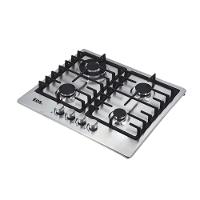 Fogão Cooktop Inox A Gás 4 Bocas 1 Dupla ECG04 Eos + 2 Panelas Tramontina Turim Bivolt - 8