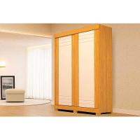 Guarda Roupa 2 Portas E 2 Gavetas Ayla Flex Nature/nature Ou Off White - Acp - 1