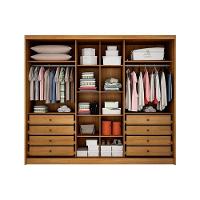 Guarda Roupa 3 Portas E 8 Gavetas Diamond/londres Plus Cumaru/fendi 25 - Novo Horizonte - 3