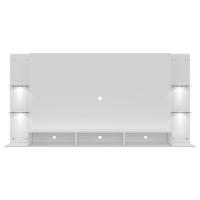 Painel Com Suporte Tv 65" E 4 Leds Vegas Premium Multimóveis V3674 Branco Branco - 3