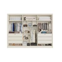 Guarda Roupa 6 Portas (2 C/ Espelho) E 6 Gavetas Valencia Off White/peroba - Europa - 3