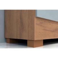 Guarda Roupa 6 Portas (2 C/ Espelho) E 3 Gavetas Débora Cinamomo - Acp - 5