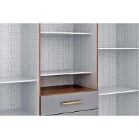 Guarda Roupa 6 Portas (2 C/ Espelho) E 3 Gavetas Débora Cinamomo - Acp - 6