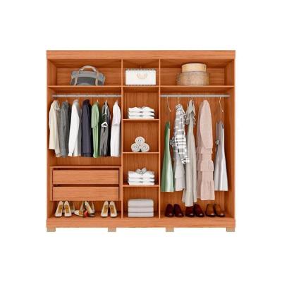 Guarda Roupa Casal Sophia Lux 5 Portas de Bater 2 Gavetas Freijo-Off White Caemmun